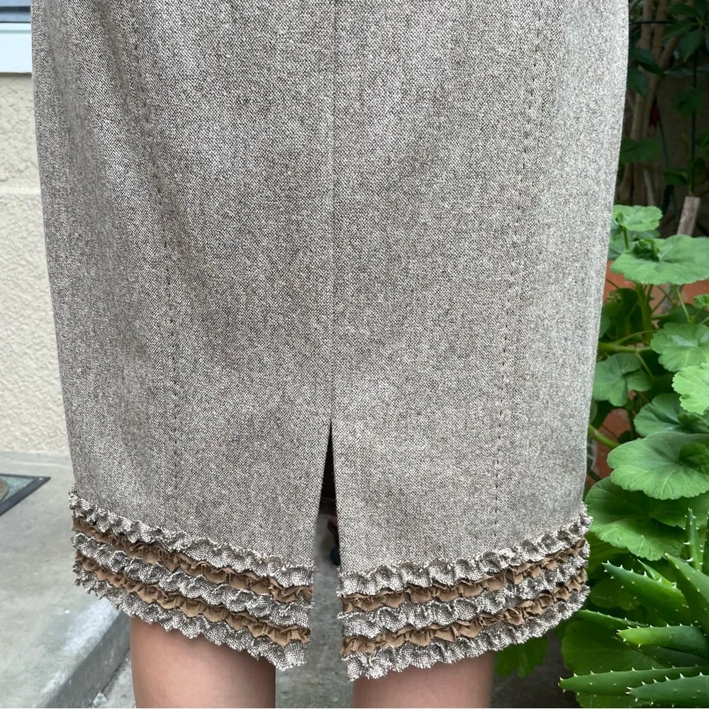 New multicolored SoCa St. John wool skirt